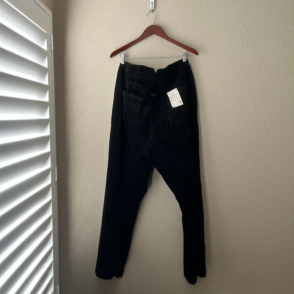 Anthropologie Pilcro The Kit Trouser Corduroy Pant Sailor 26W Plus New NWT Black - Picture 6 of 10
